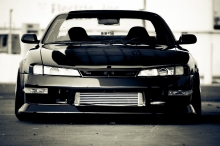 Черный Nissan Silvia/SX